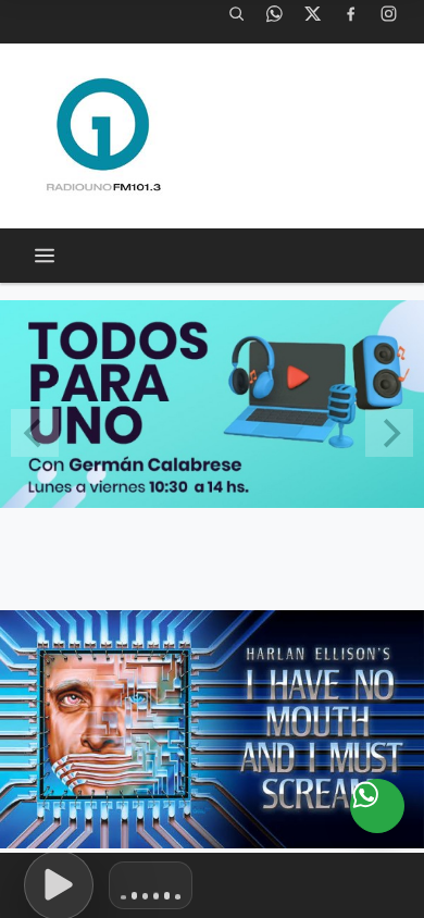Radio Uno FM 101.3 en celular