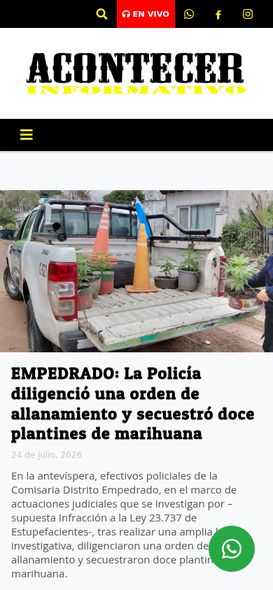 Acontecer Informativo en celular