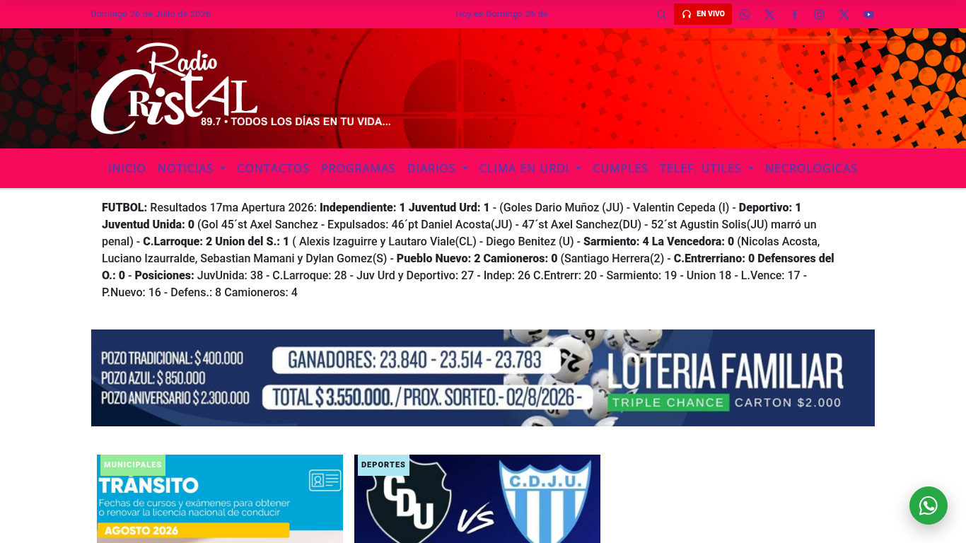 Radio Cristal Urdinarrian