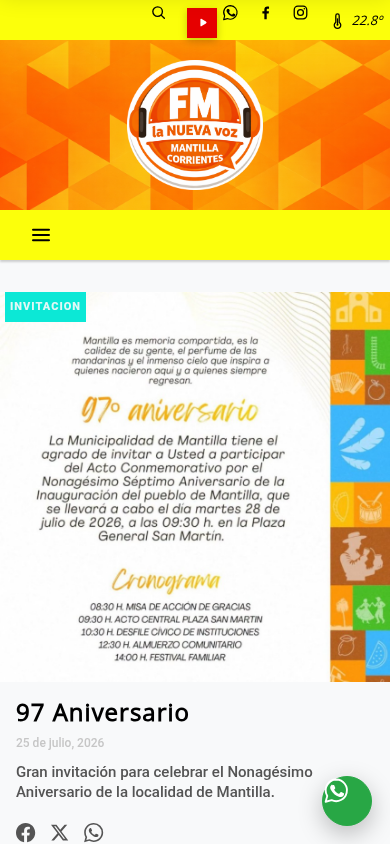 FM LA NUEVA VOZ en celular