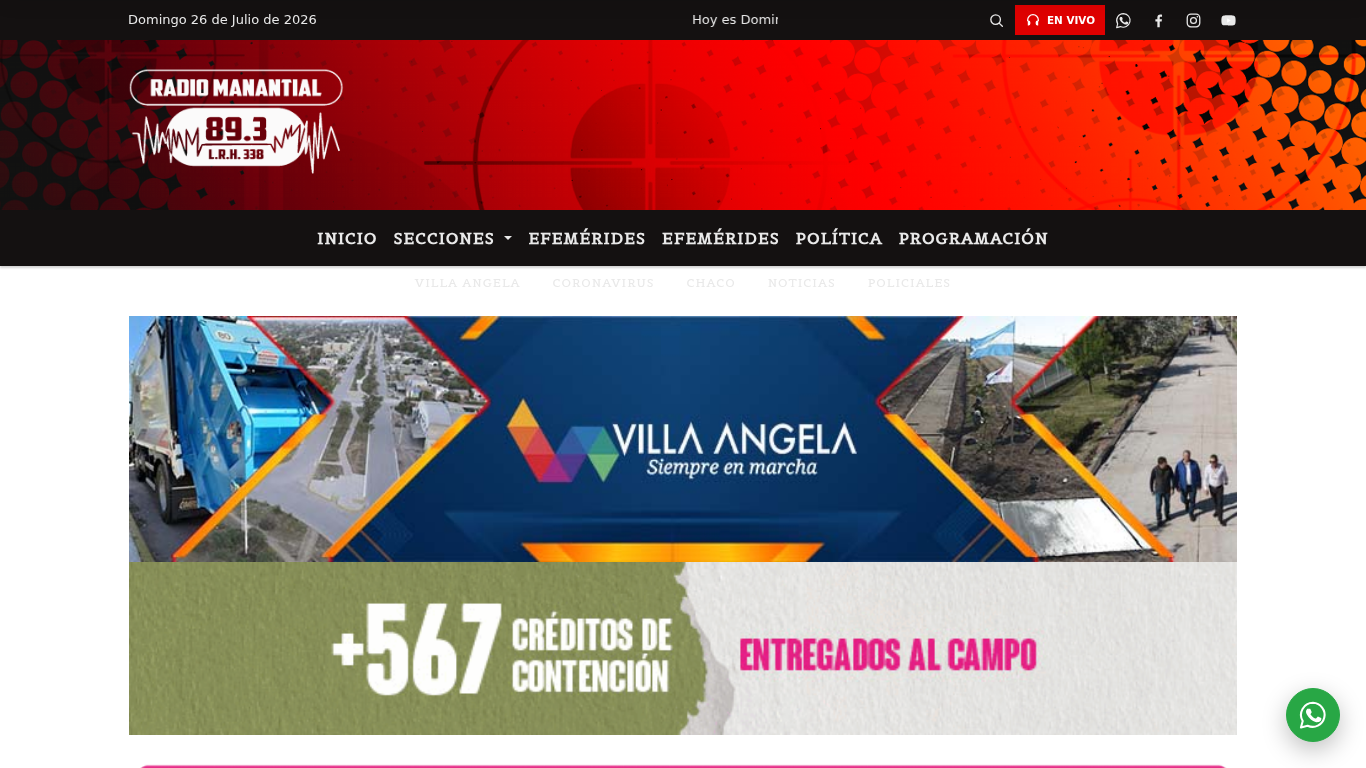 FM MANANTIAL 89.3 - L.R.H 338
