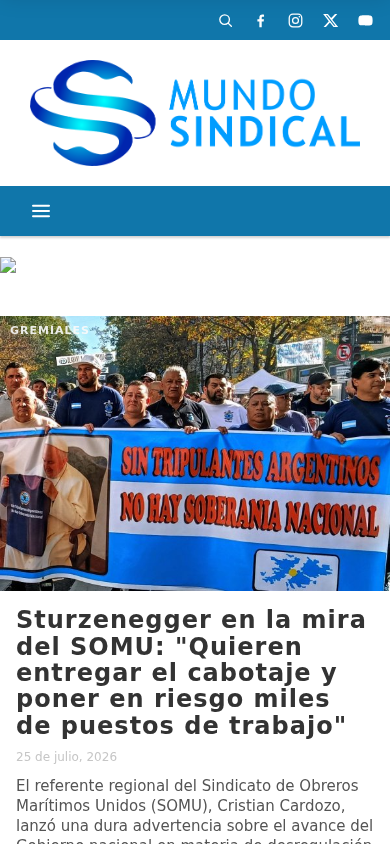 Mundo Sindical - www.mundosindical.com.ar en celular