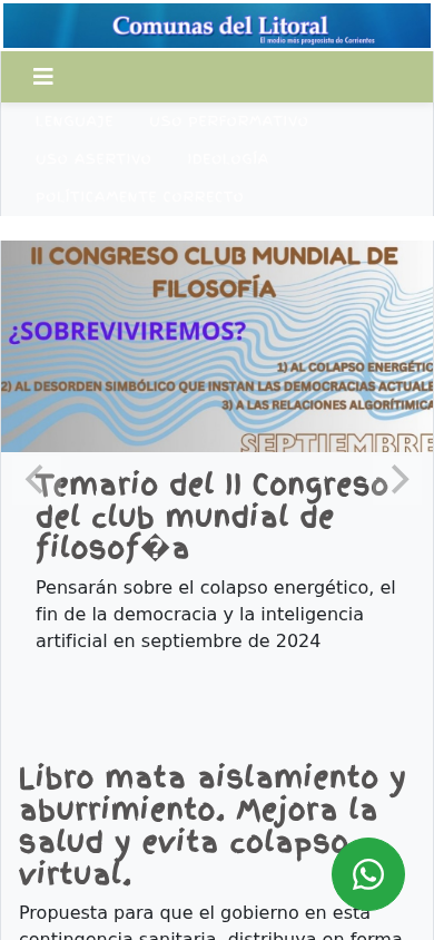 Comunas Litoral - El medio mas Progresista del Litoral. en celular