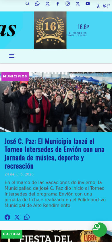 a1noticias.com.ar en celular