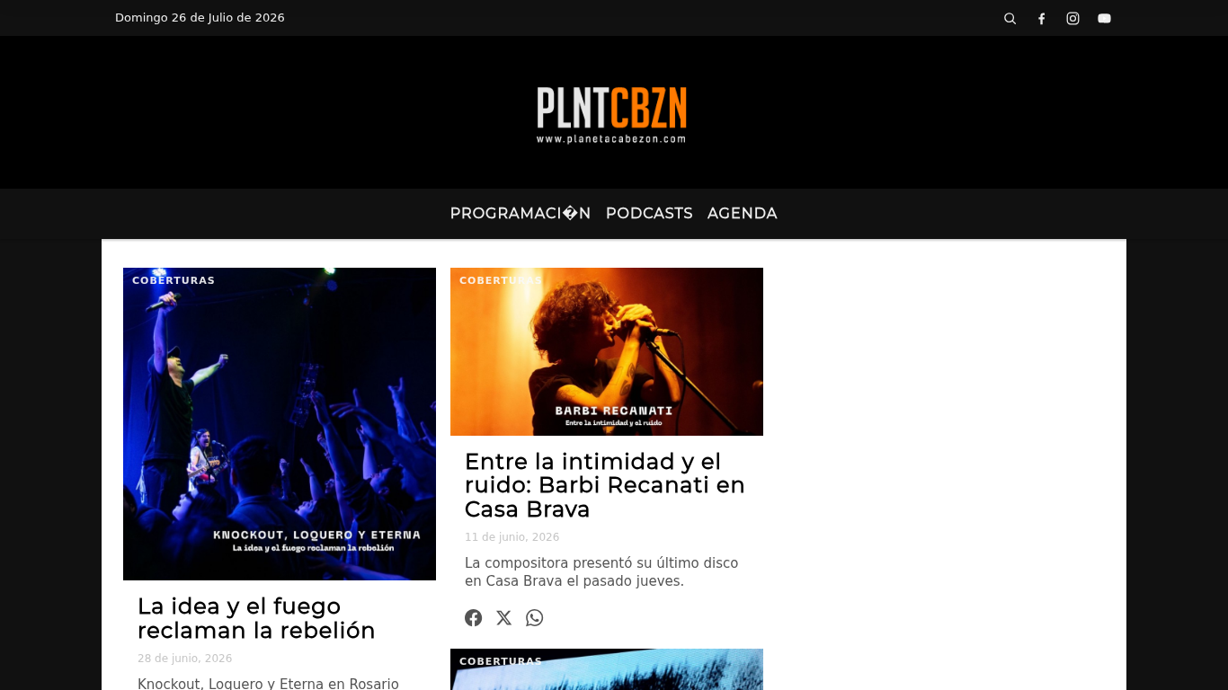 Planeta Cabez�n - Radio OnLine Rosario