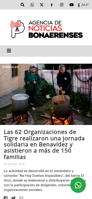 Agencia de Noticias Bonaerenses en celular