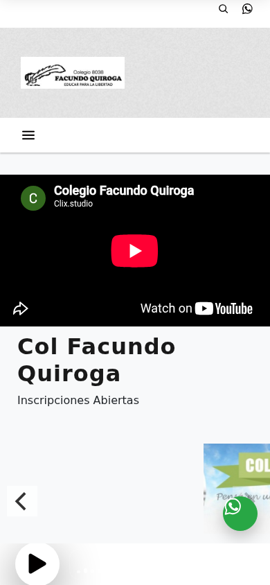 Col Facundo Quiroga en celular