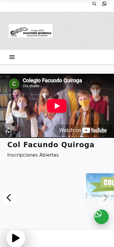 Col Facundo Quiroga en celular