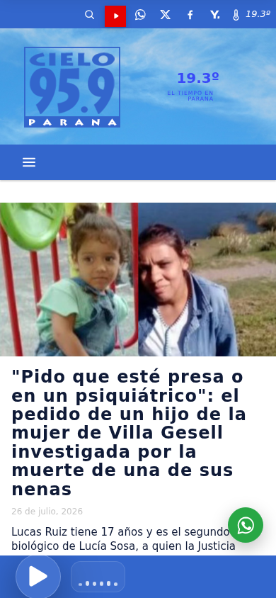 FM Cielo 95.9 - Parana - Entre Rios en celular
