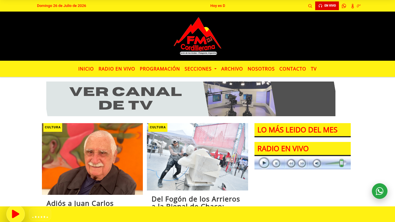 Fm Cordillerana Junin