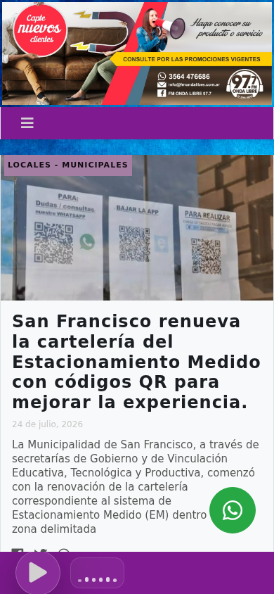 Fm Onda Libre en celular
