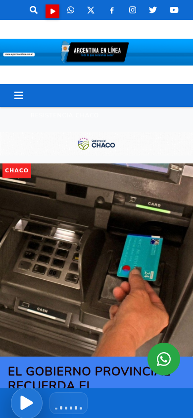 Argentina en Linea.com.ar en celular