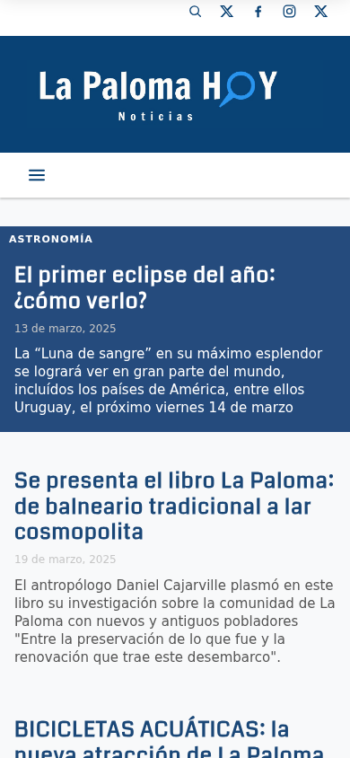 La Paloma Hoy en celular